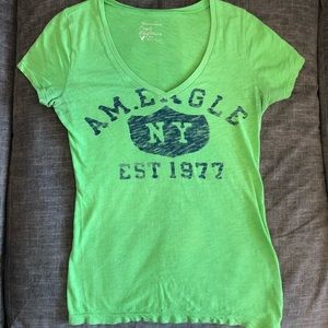 American Eagle V-Neck Shirt Size M